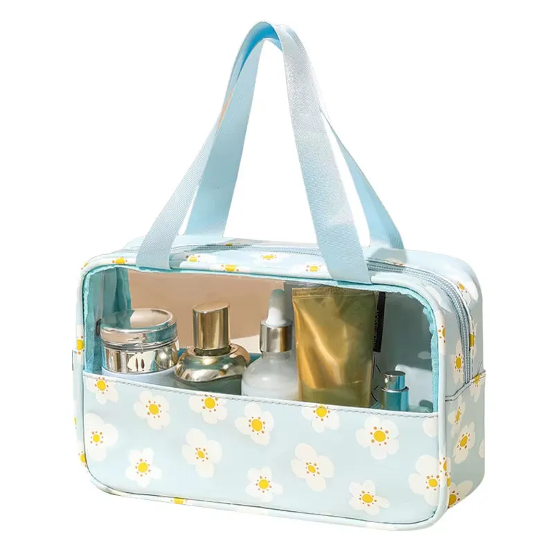 Transparent Toiletry Packaging Travel Cosmetic Bag Waterproof Travel Bag Toiletry Bags Portable Travel Business Beach Bags