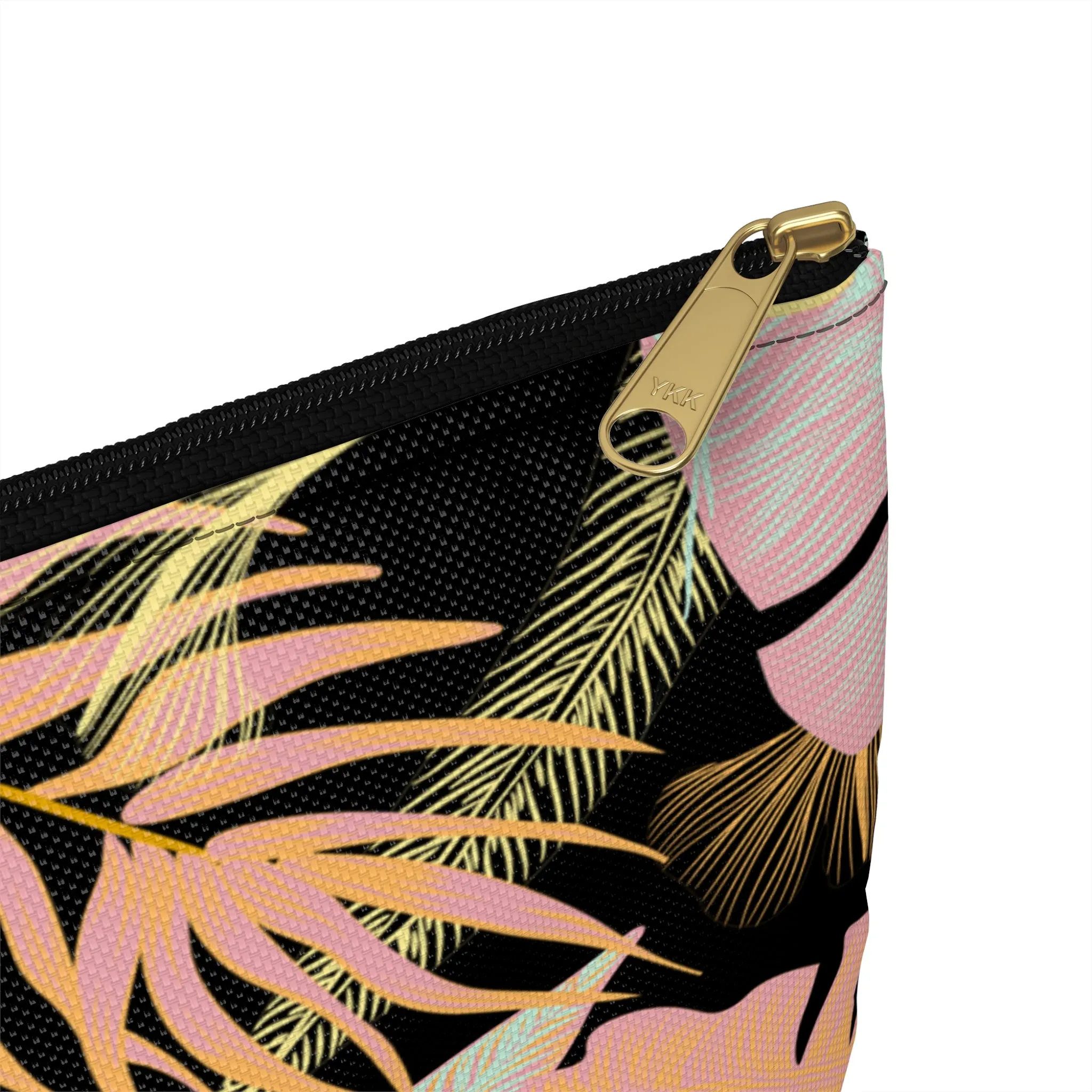 Tropical Foliage (Dark) Accessory Pouch