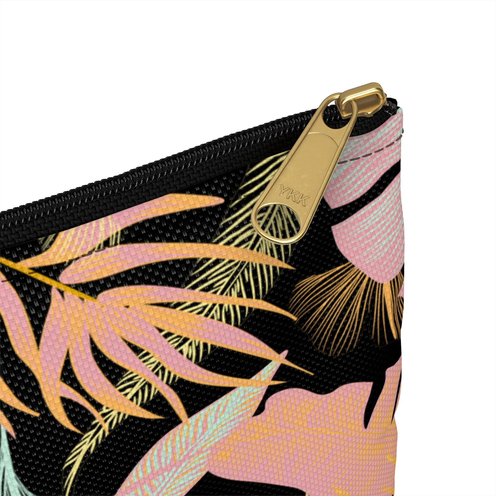 Tropical Foliage (Dark) Accessory Pouch