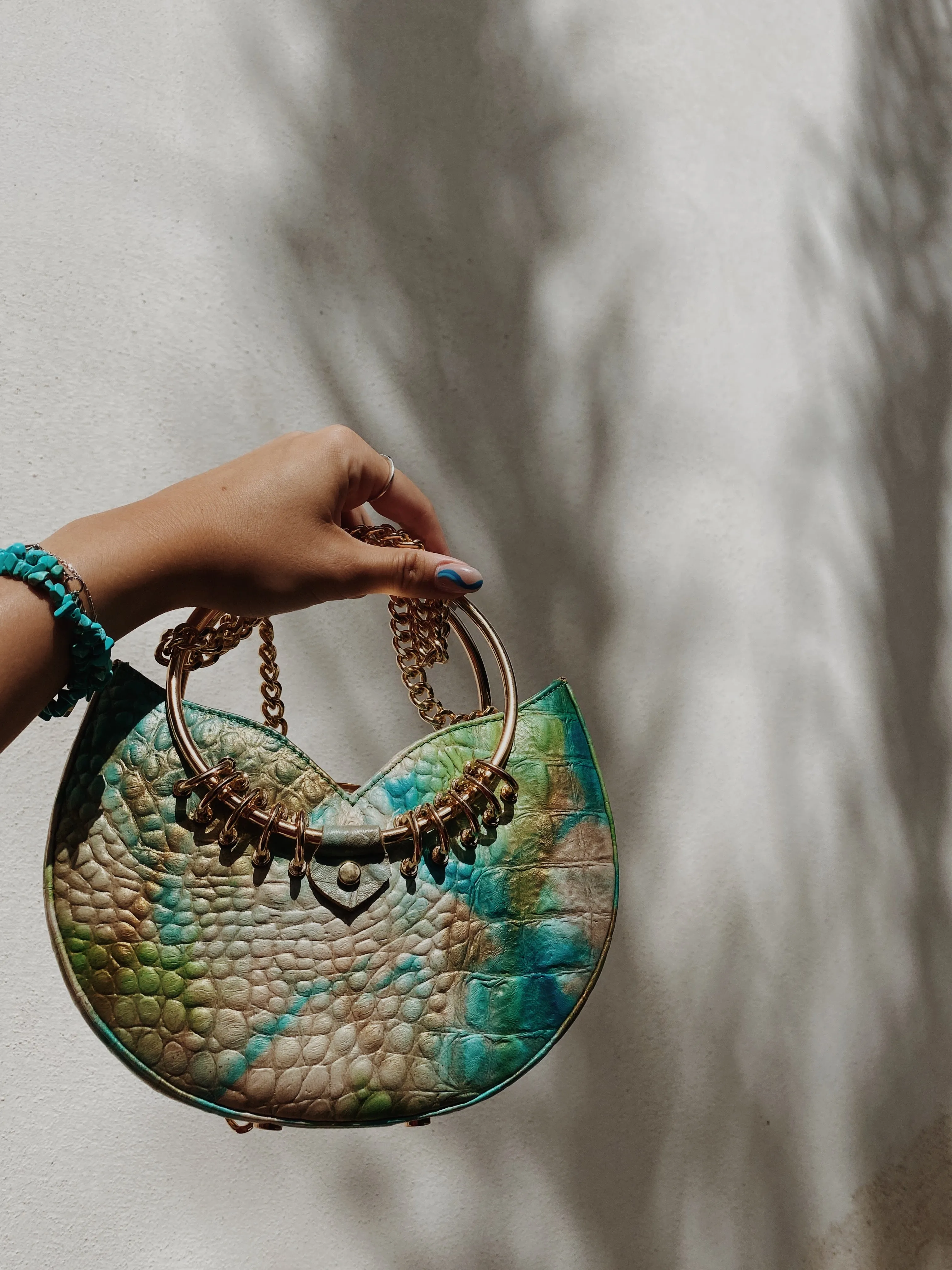Turquoise  Jari'Aa Metal Handle