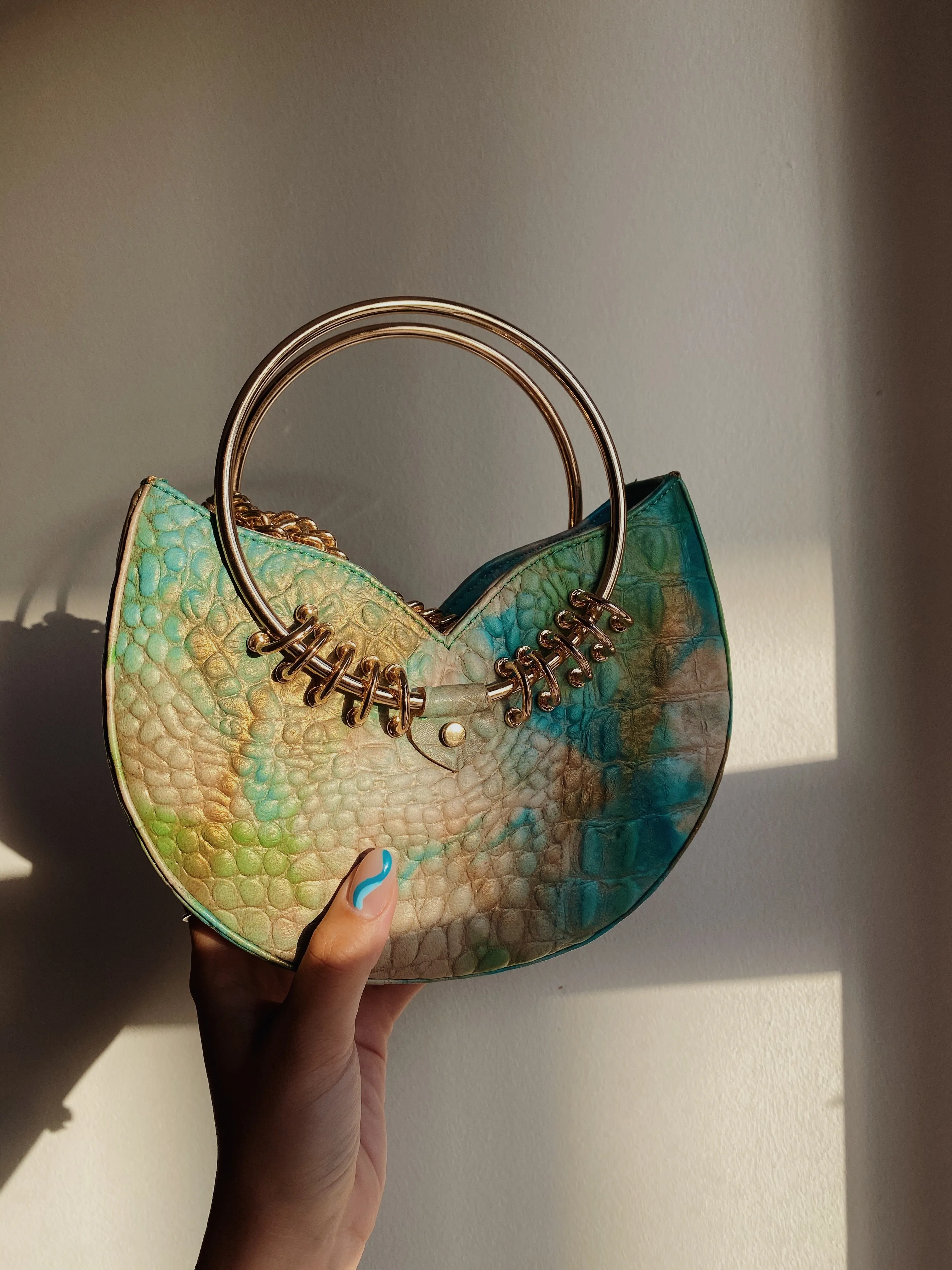 Turquoise  Jari'Aa Metal Handle