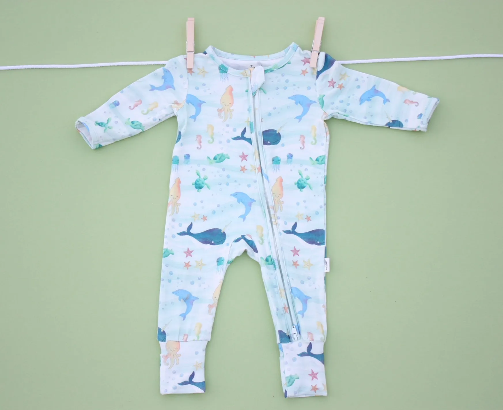 Two Peas Clothing Co Under the Sea Convertible Romper