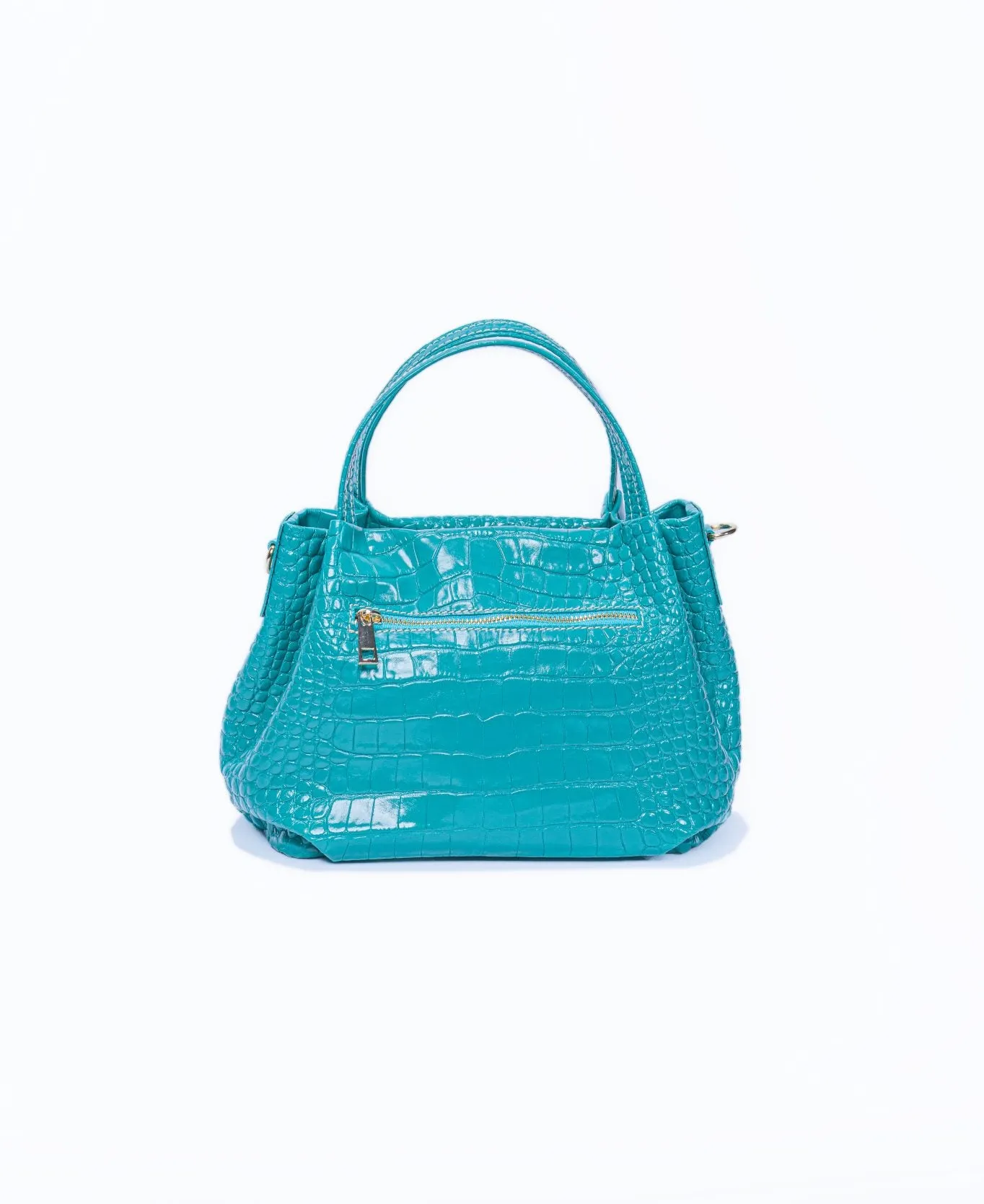 Uffizi bag croc leather Aqua