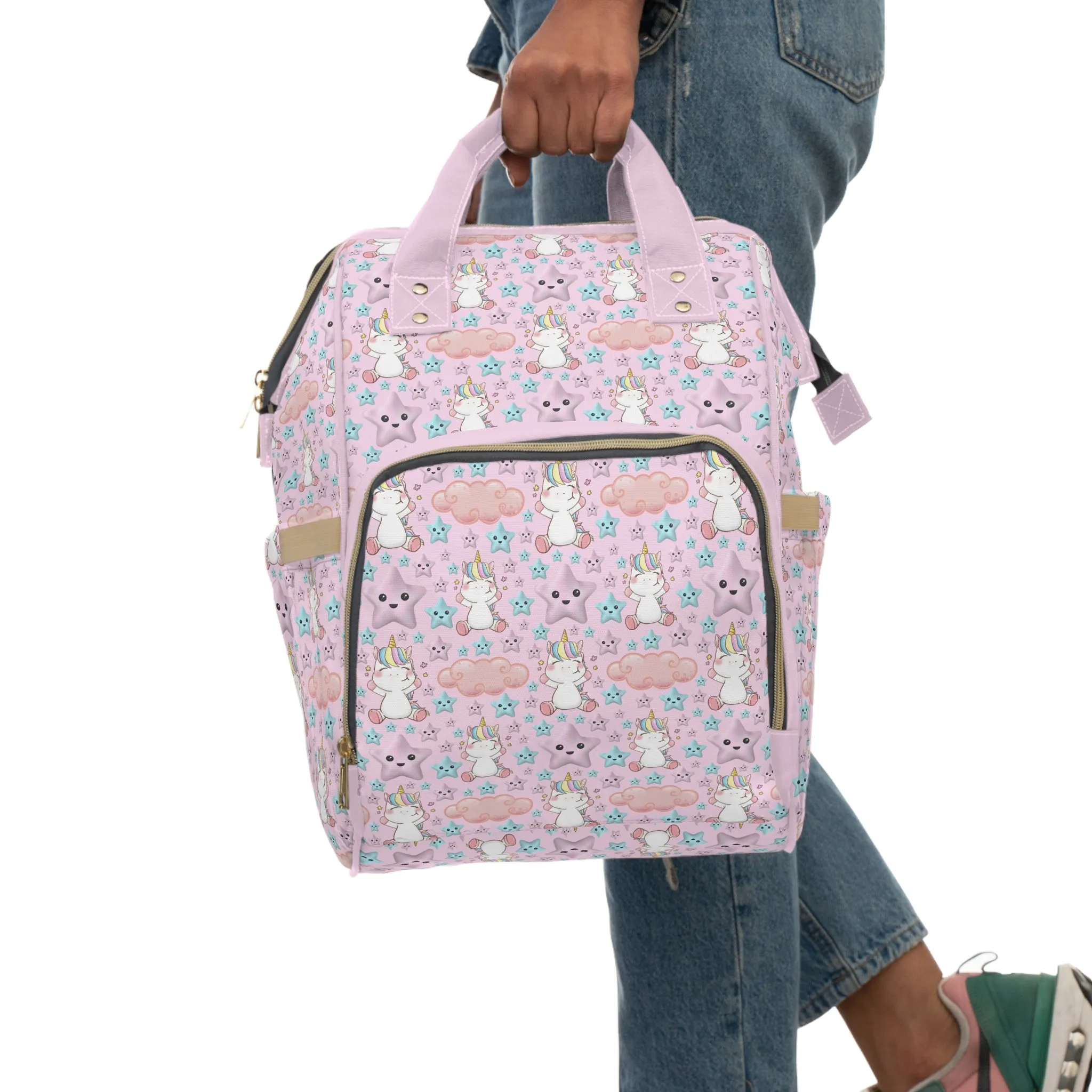 Unicorn Diaper Backpack - Magical Storage Solution for Busy Parents