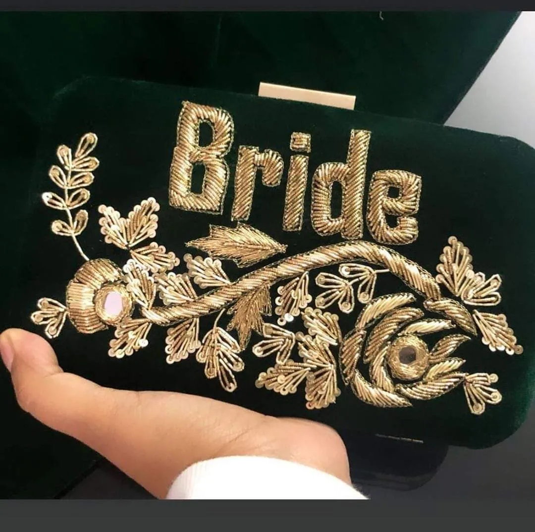 Unique Black Party Clutch