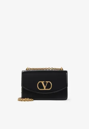 Vain Calf Leather Shoulder Bag