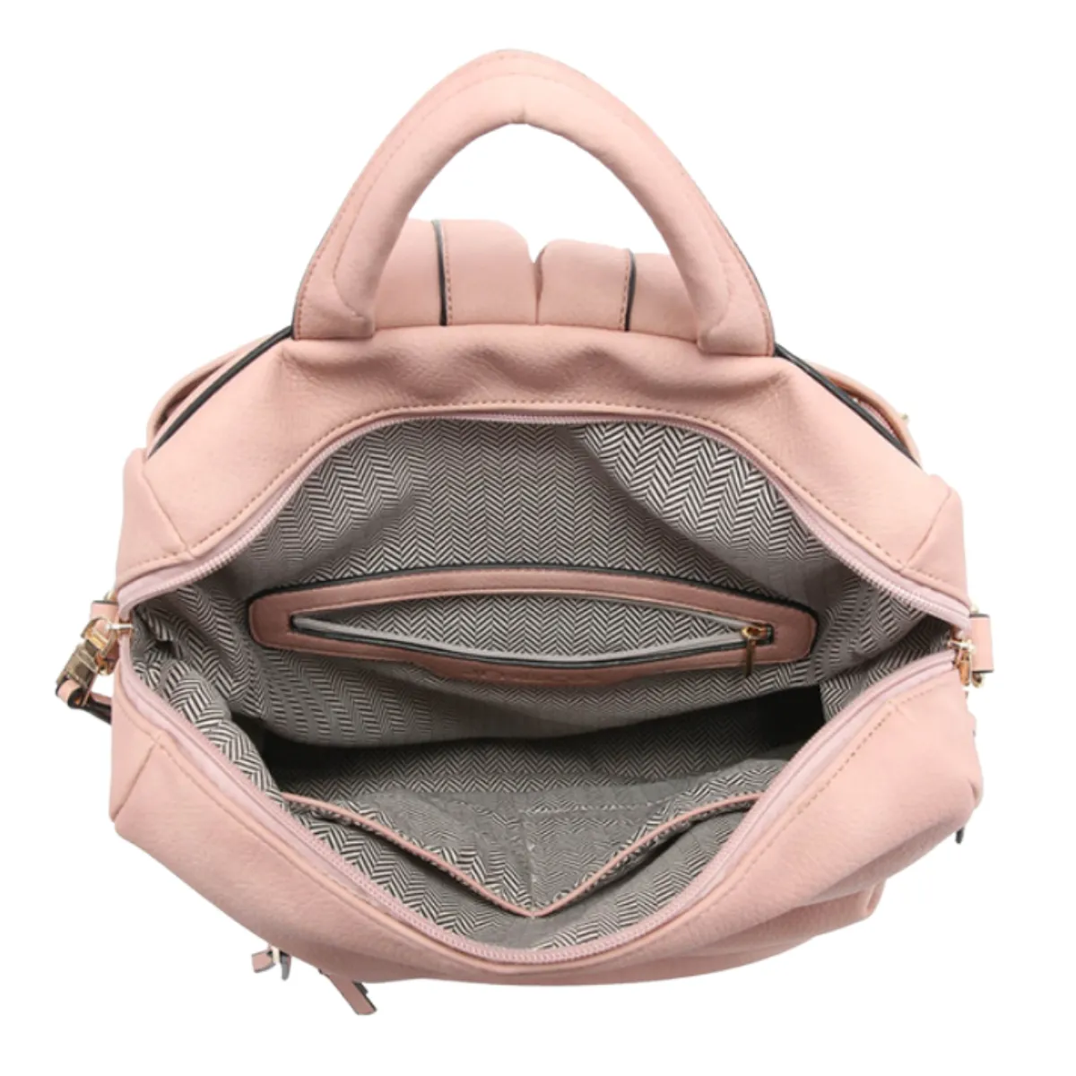 Vegan Leather Convertible Backpack with Guitar Strap - 9 Colors