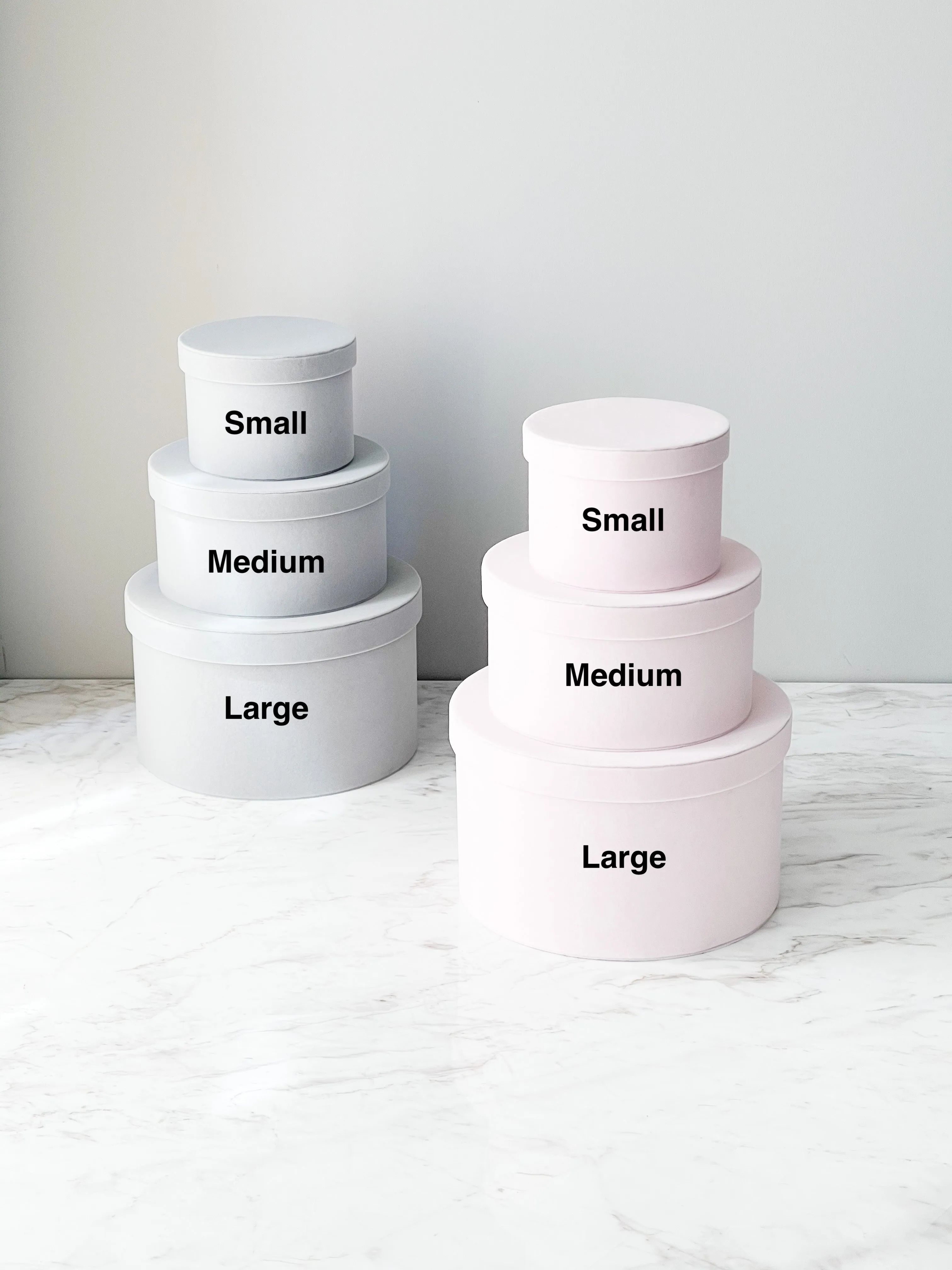 Velvet Flower Box with lid-Set
