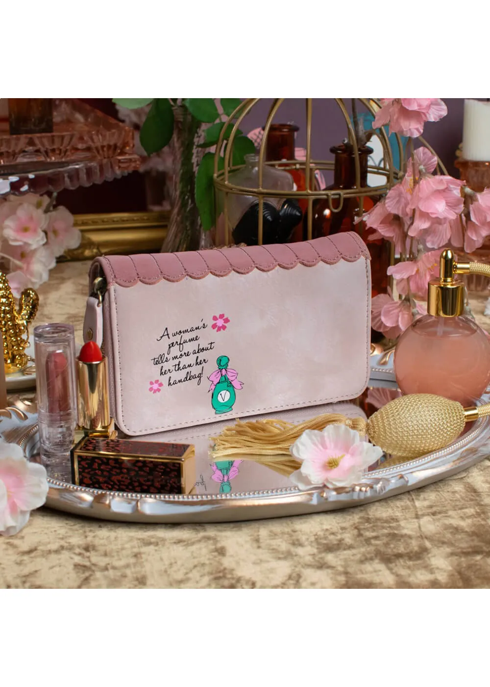 Vendula London Perfumery Medium Wallet Blush