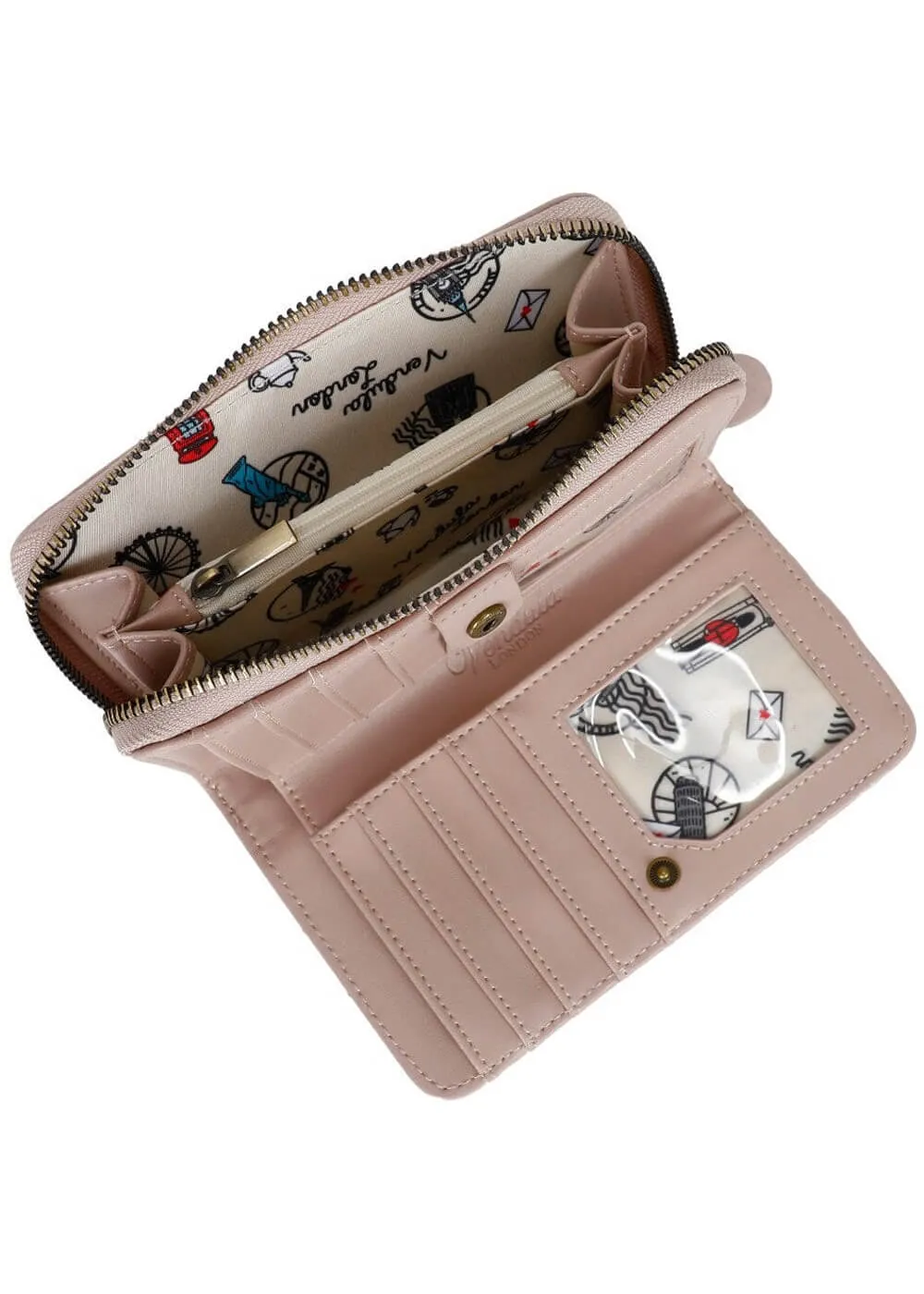 Vendula London Perfumery Medium Wallet Blush
