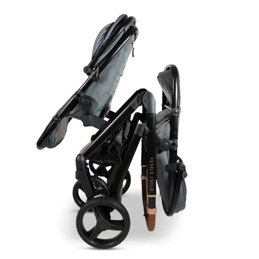 Venice Child Ventura Single to Double Sit-n-Stand Stroller & Toddler Seat- Package 3