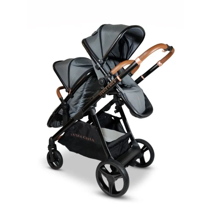 Venice Child Ventura Single to Double Sit-n-Stand Stroller & Toddler Seat- Package 3