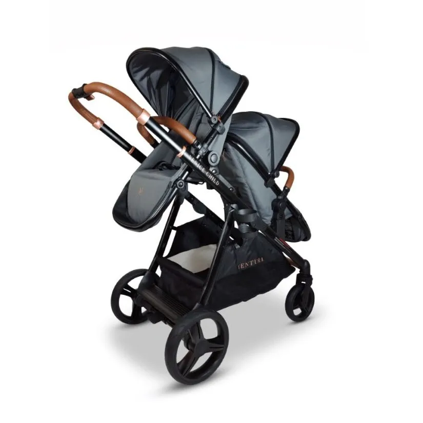 Venice Child Ventura Single to Double Sit-n-Stand Stroller & Toddler Seat- Package 3