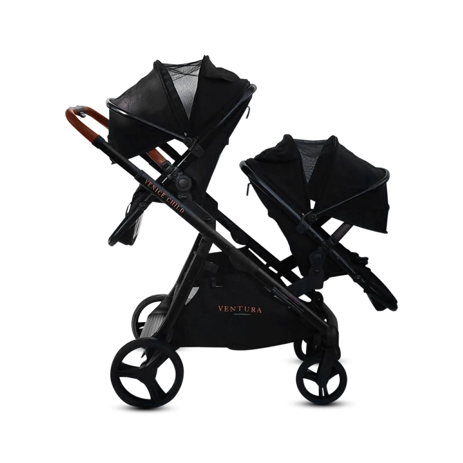Venice Child Ventura Single to Double Sit-n-Stand Stroller & Toddler Seat- Package 3