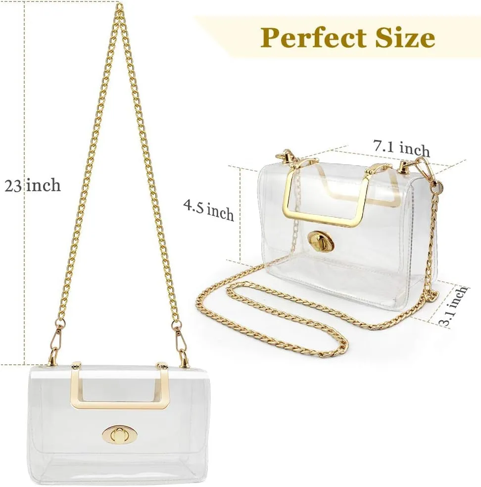 Versatile Clear Crossbody Purse