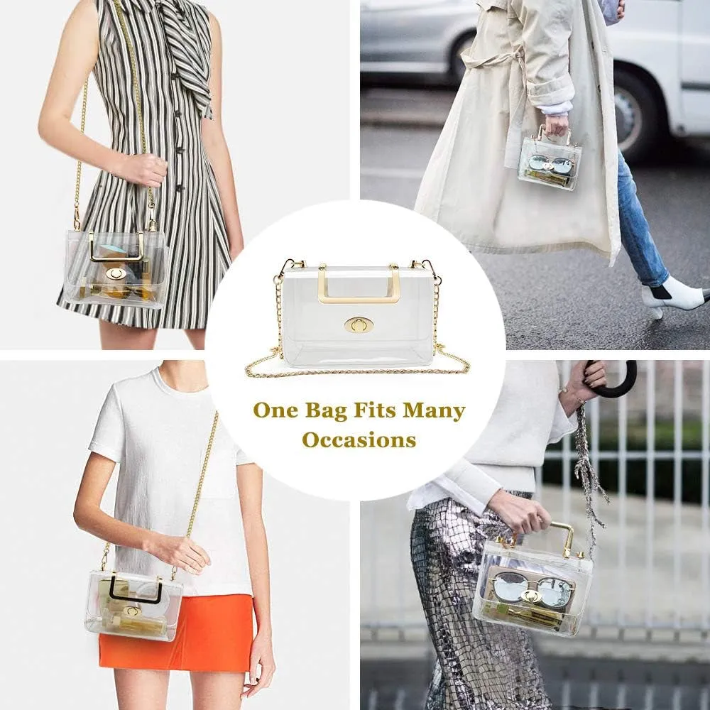 Versatile Clear Crossbody Purse