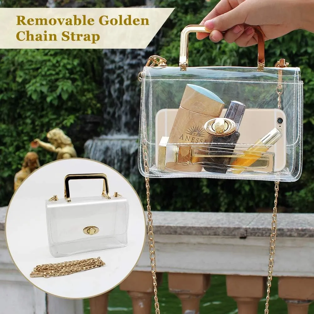 Versatile Clear Crossbody Purse