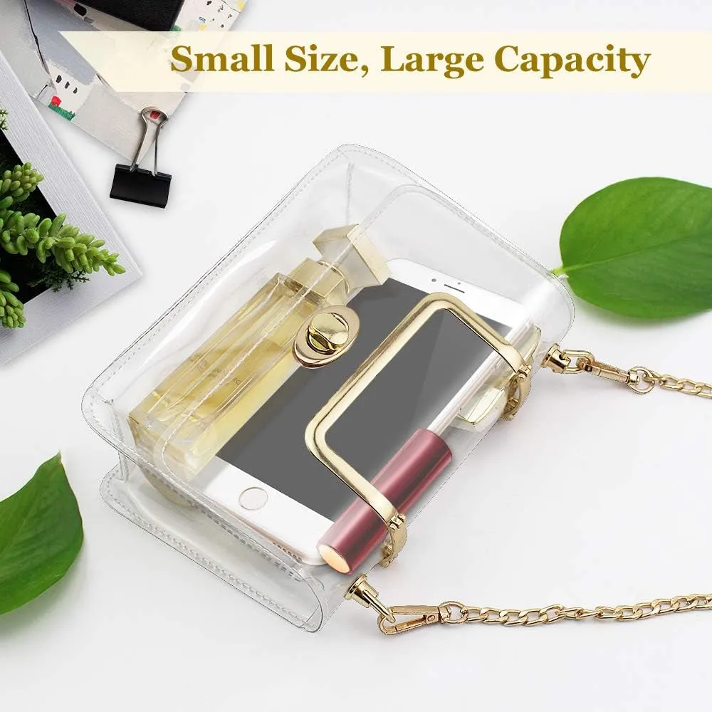 Versatile Clear Crossbody Purse