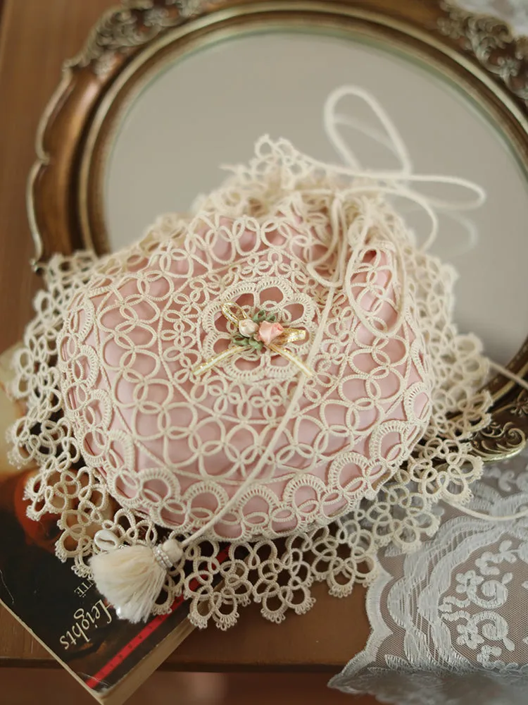 Victorian Handmade Lace Pouch
