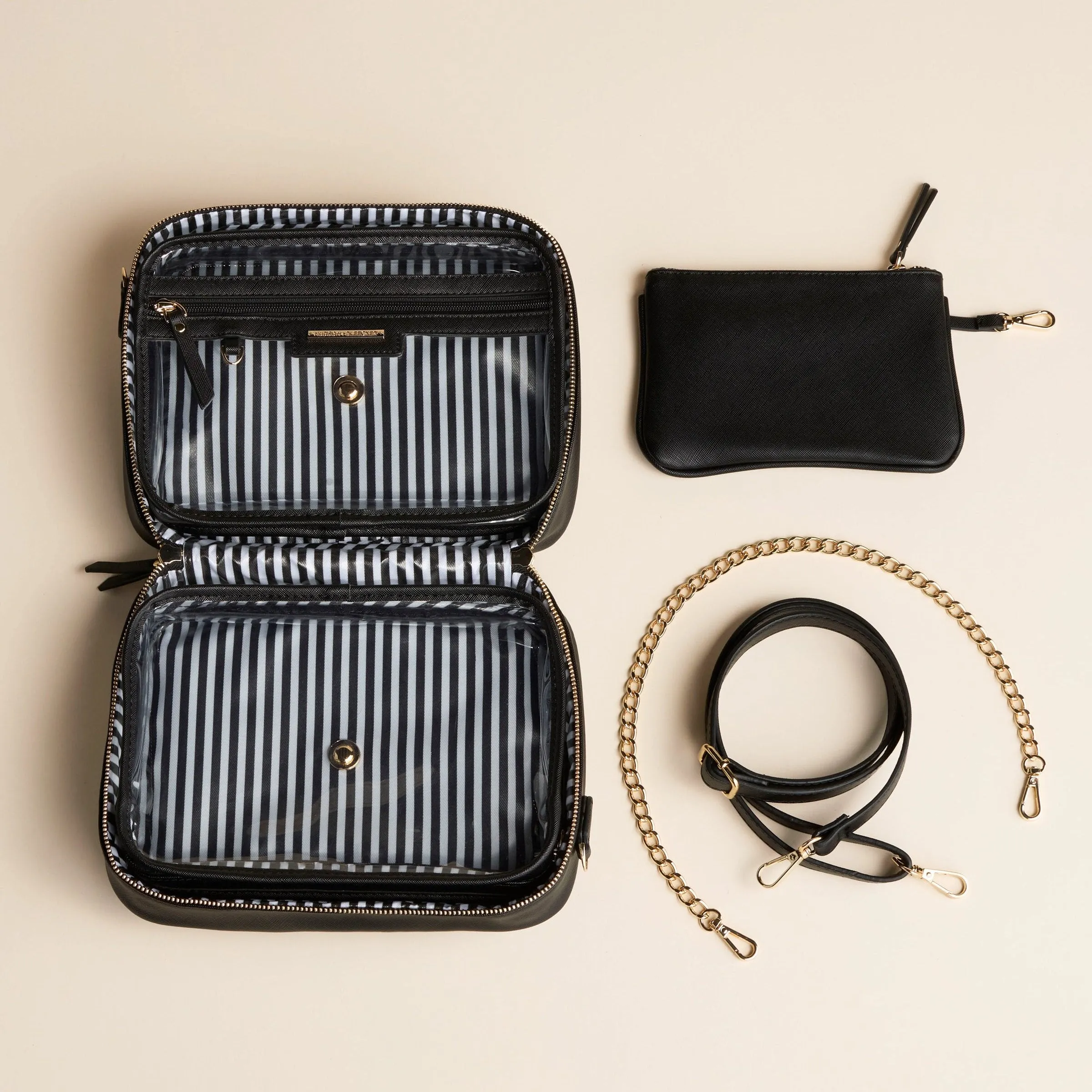 Voyager Toiletry Bag - White Crocodile
