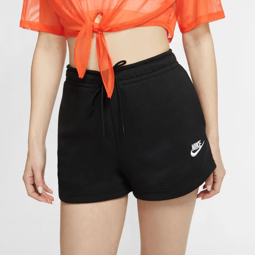 W FRENCH TERRY SHORTS "BLACK"