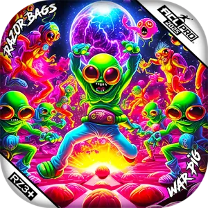 War Pig | Alien Dance Party | ACL PRO Razor Cornhole Bags