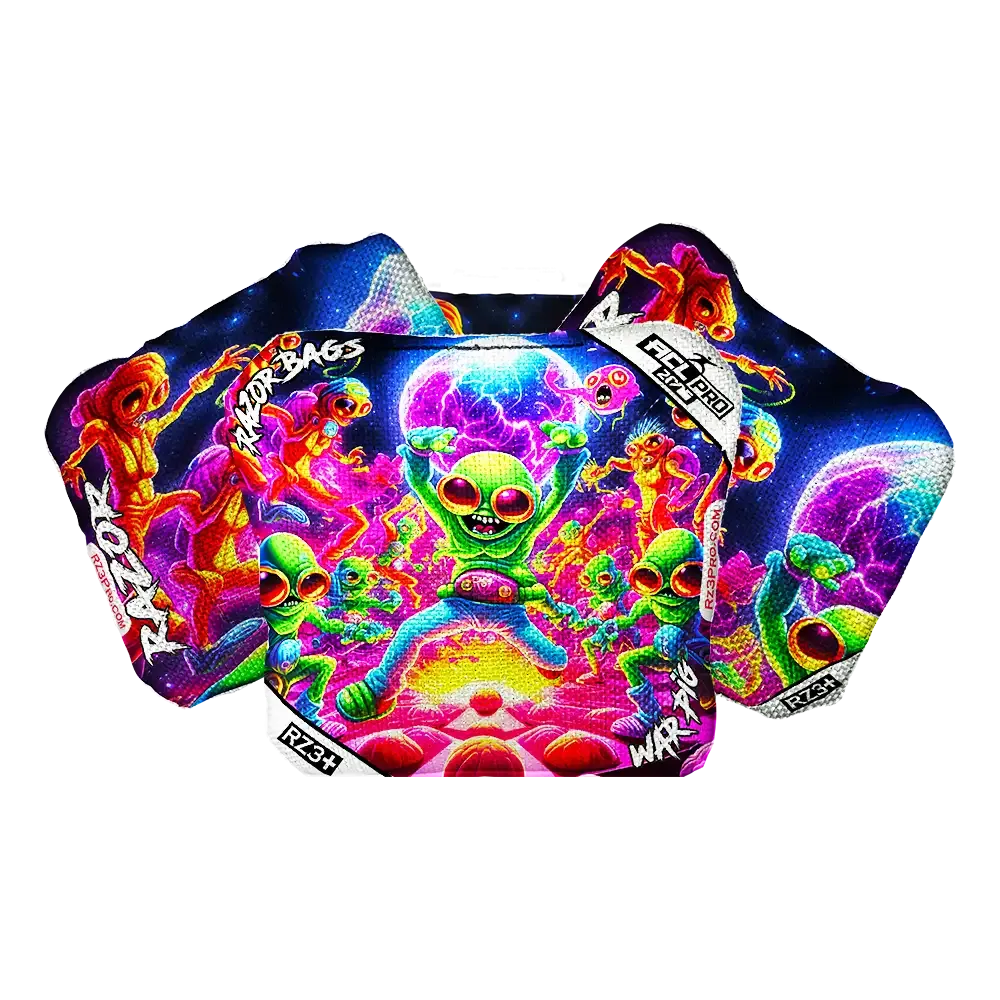 War Pig | Alien Dance Party | ACL PRO Razor Cornhole Bags