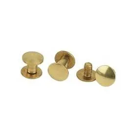Weaver Chicago Screw Handy Pack Solid Brass, Plain
