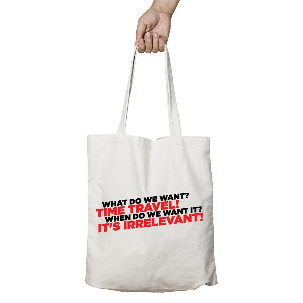 Weird Science Time Travel Official Tote Bag (Natural)