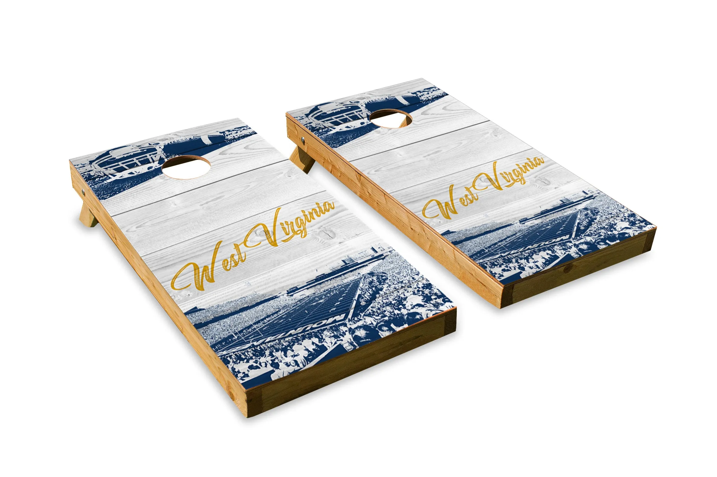 West Virginia Mountaineers Stadium Skyline