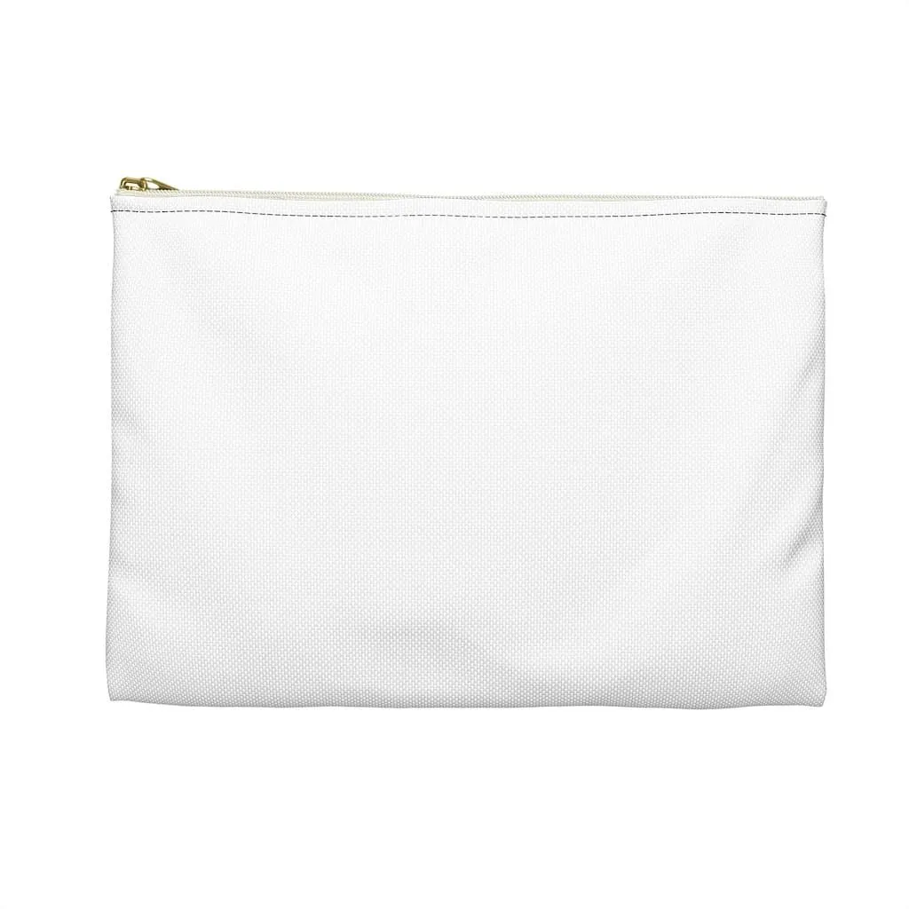 WIFE LIFE White Accessory Pouch