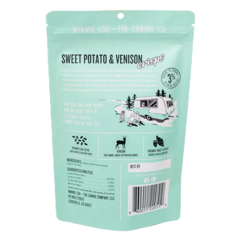 Winnie Lou - Sweet Potato & Venison Crisps - 2.5oz
