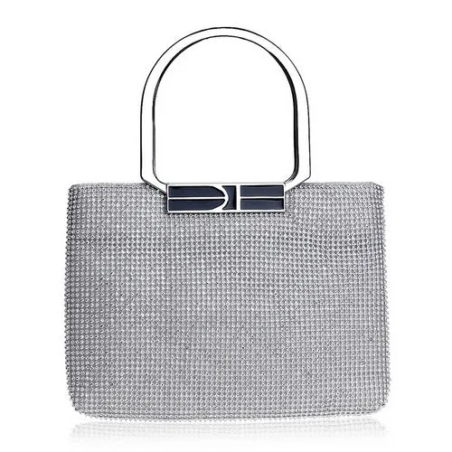 Women's Awesome Rhinestones Wedding Clutch Bags - Gold,Silver
