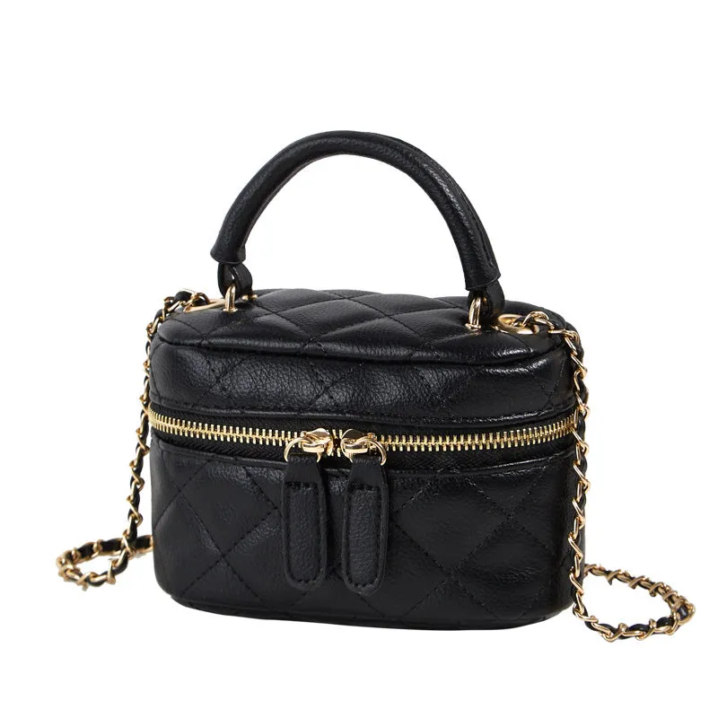 Women's Fashion Portable Mini Diamond Style Chain Crossbody Bags