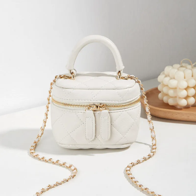 Women's Fashion Portable Mini Diamond Style Chain Crossbody Bags