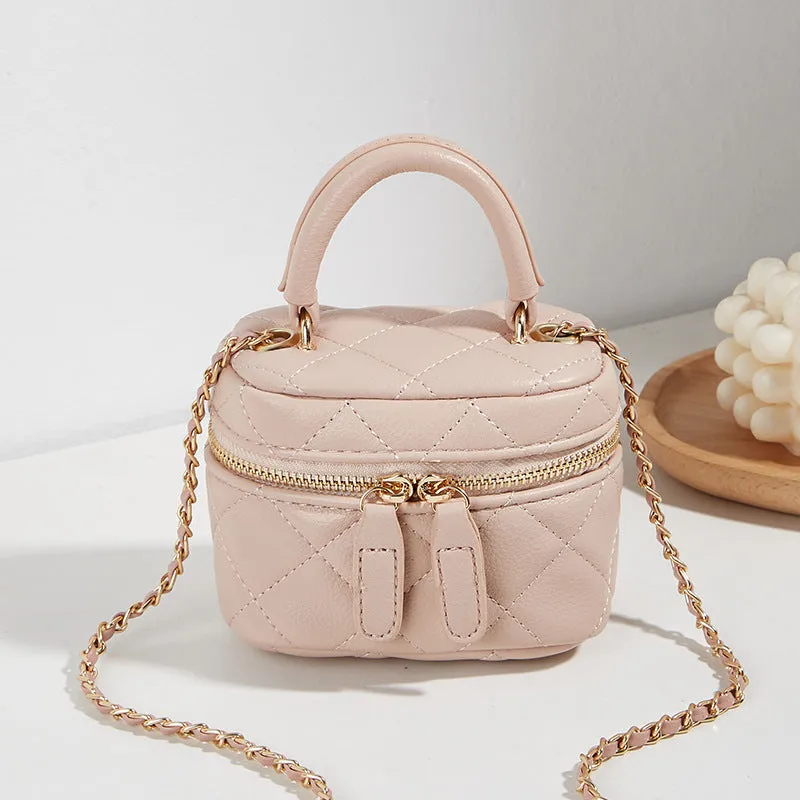 Women's Fashion Portable Mini Diamond Style Chain Crossbody Bags