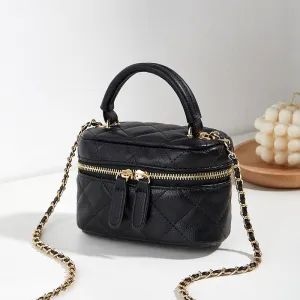 Women's Fashion Portable Mini Diamond Style Chain Crossbody Bags