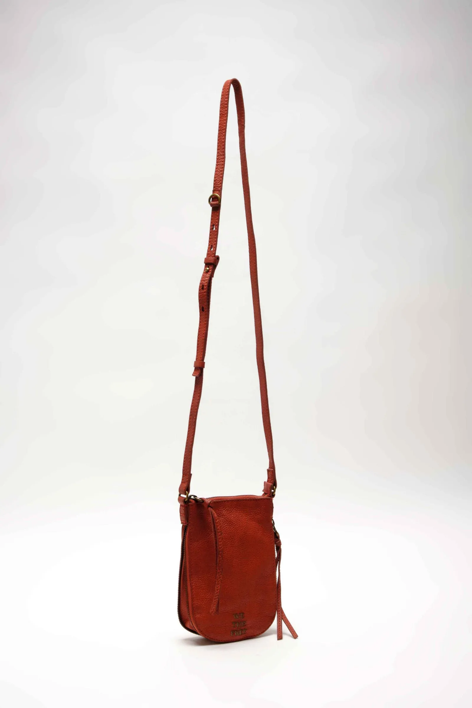 WYATT LEATHER CROSSBODY-BRICK