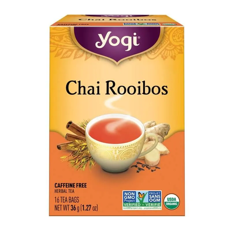 Yogi Chai Rooibos Tea 16 Tea Bags