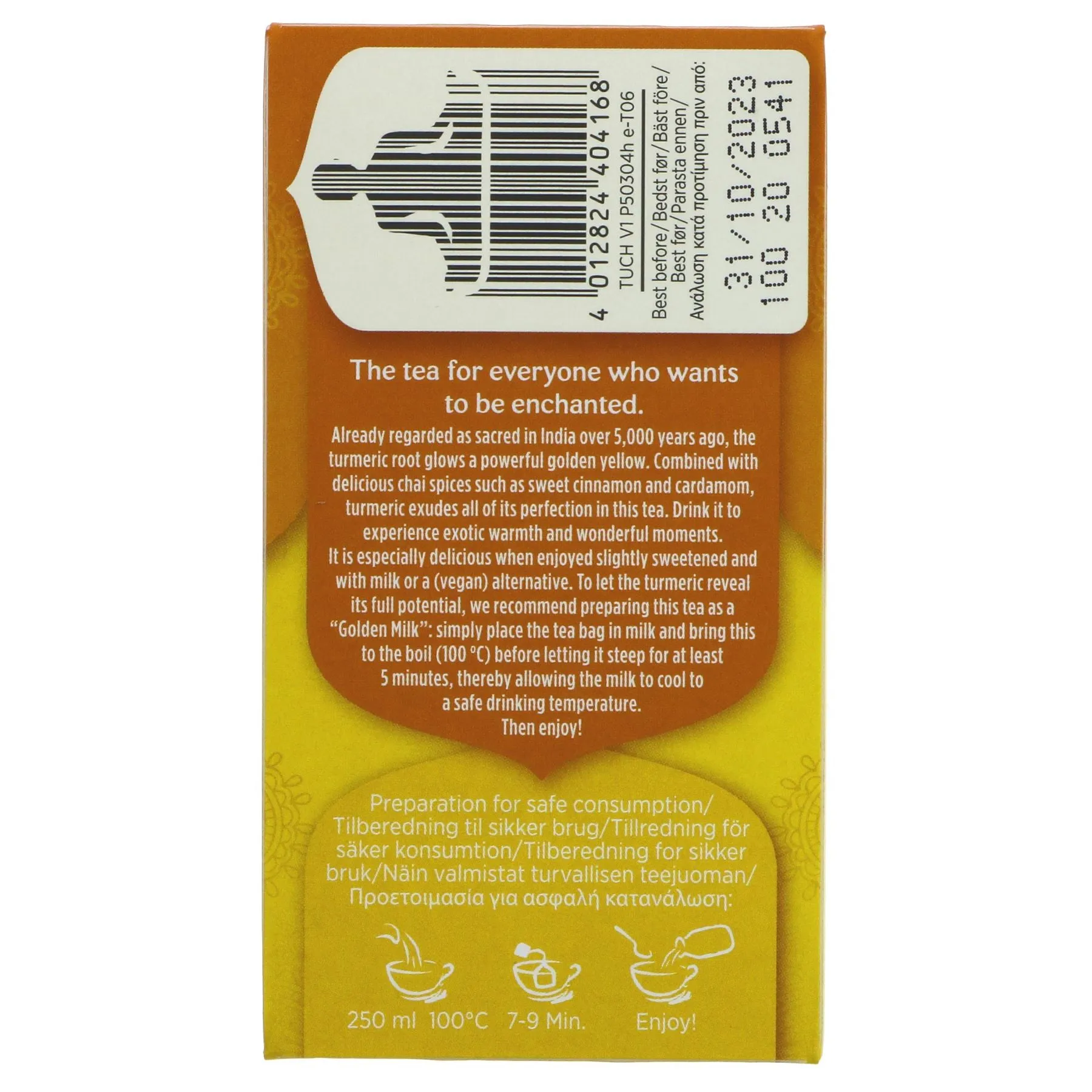 Yogi Tea | Turmeric Chai - Turmeric, Cinnamon, Ginger | 17 bags