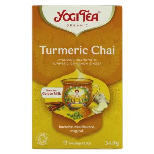 Yogi Tea | Turmeric Chai - Turmeric, Cinnamon, Ginger | 17 bags
