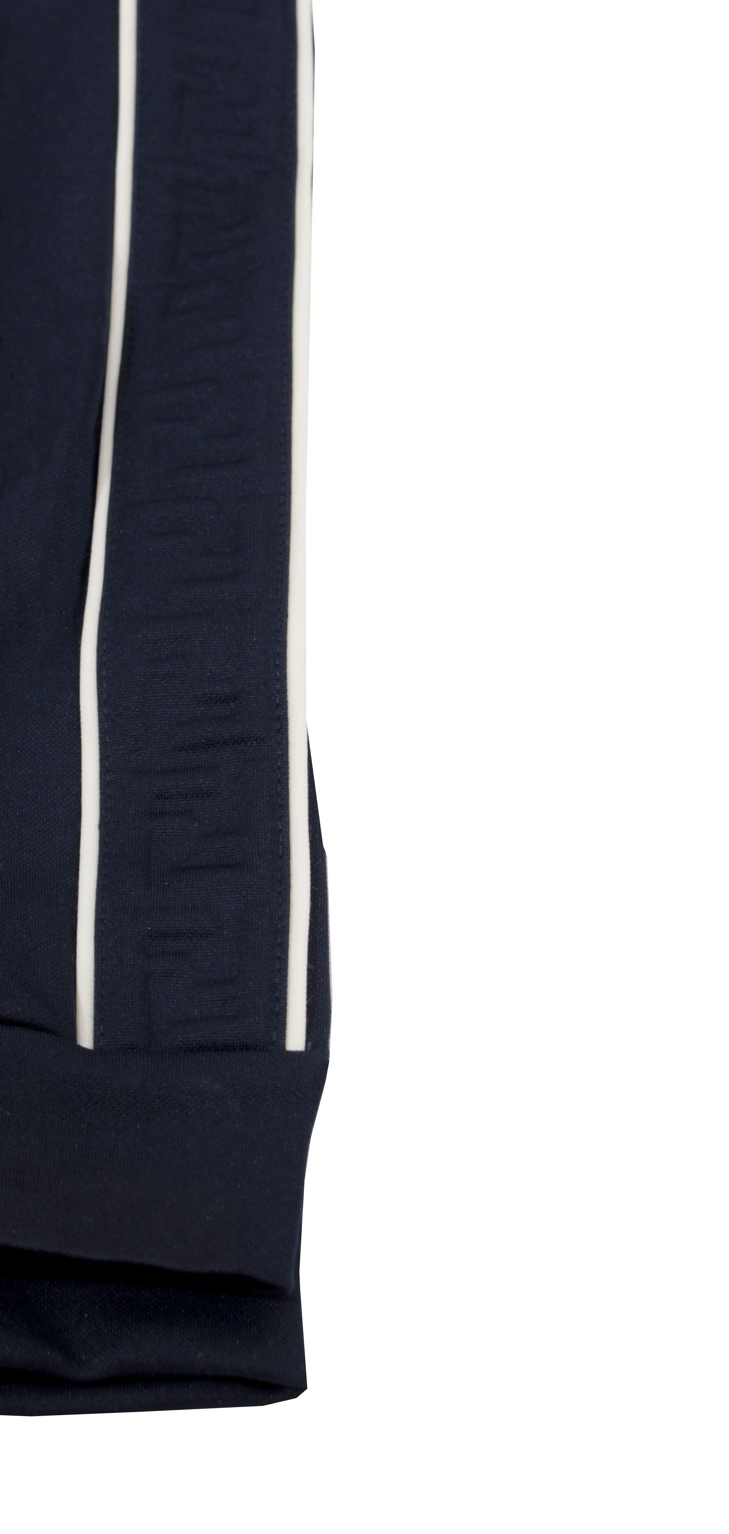 Zip Up Track Jacket With 3D FF Logo - Navy
