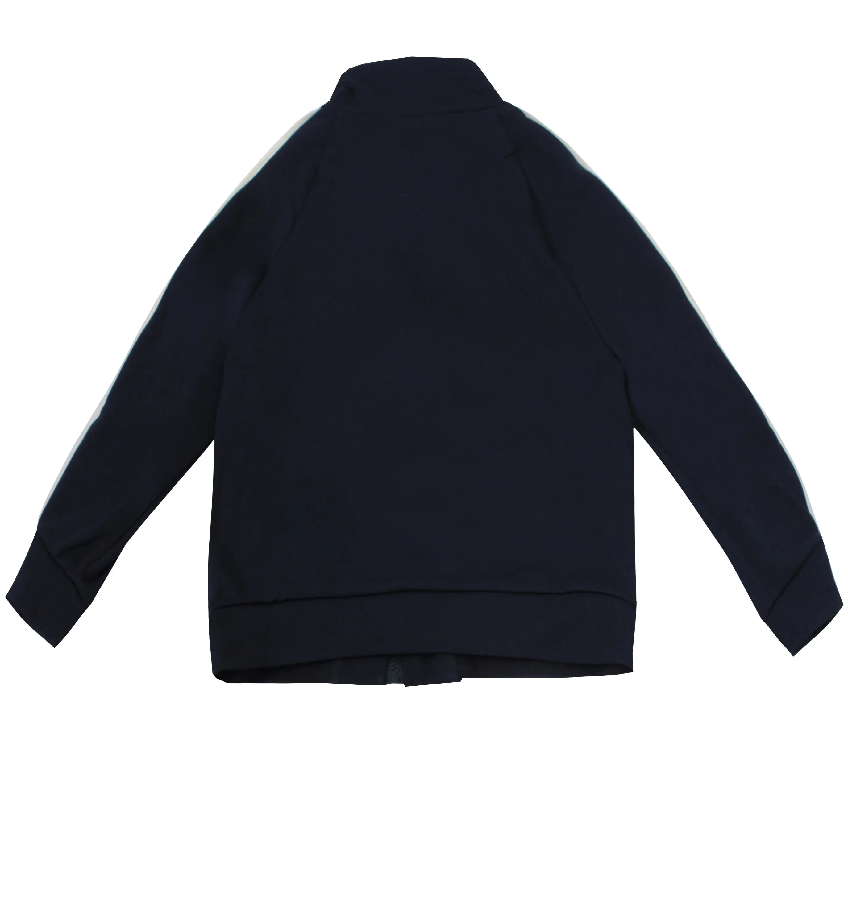 Zip Up Track Jacket With 3D FF Logo - Navy