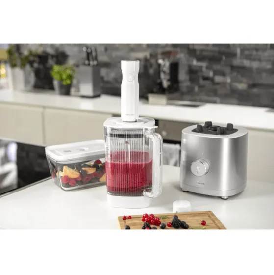 Zwilling Fresh & Save Vacuum Pump With Charging Cap White
